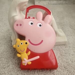 Peppa Pig Red and Pink Toy Set